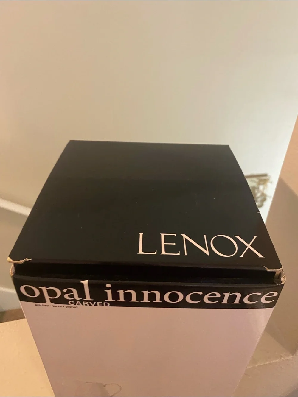 Lenox ceramic pitcher